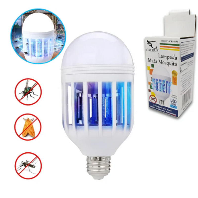 COMPRE 1 LEVE 2 Lâmpada LED Aniquiladora de mosquitos - ORNAEL