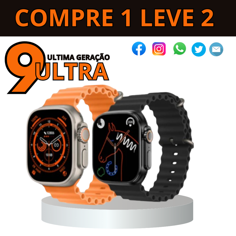 COMPRE 1 LEVE 2 Smartwatch S9 Ultra