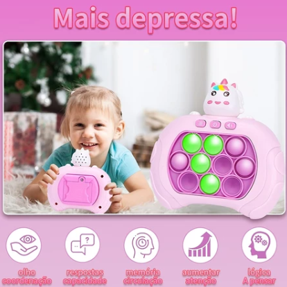 Pop-it Gamer: Brinquedo Eletrônico Anti Stress - ORNAEL