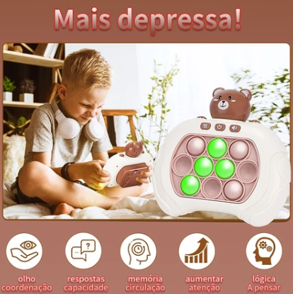 Pop-it Gamer: Brinquedo Eletrônico Anti Stress - ORNAEL