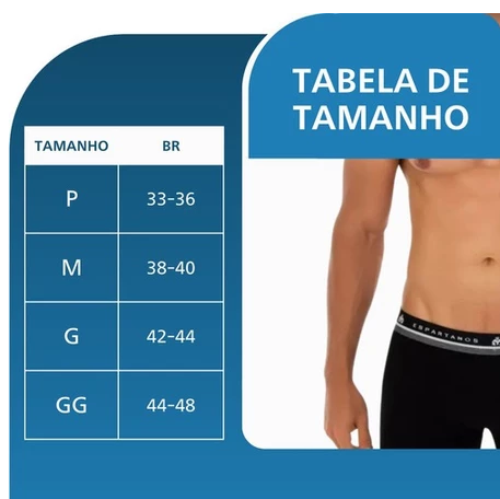 Kit Com 5 Cuecas Boxer Masculina Microfibra Original - ORNAEL