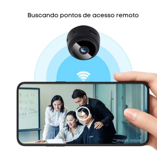 Mini Câmera Espiã com Sensor de Movimento